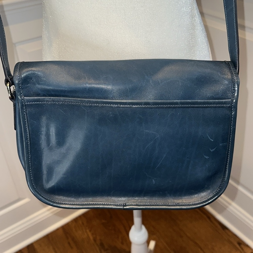 Vintage Coach City Bag - Rare Blue - Picture 3 of 8